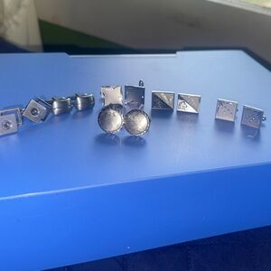 Silver Cufflinks Set